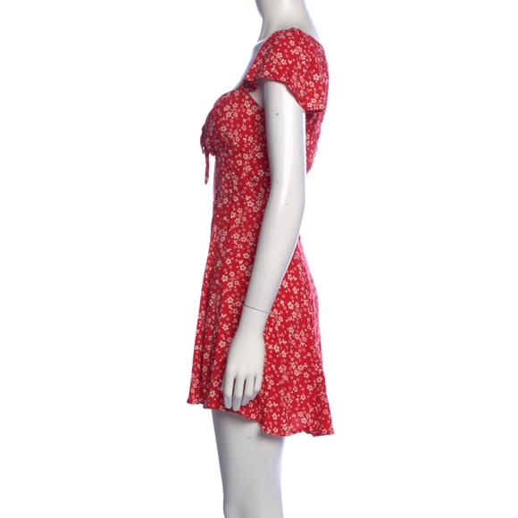 Reformation Floral Open Back Dress - Picture 2 of 7